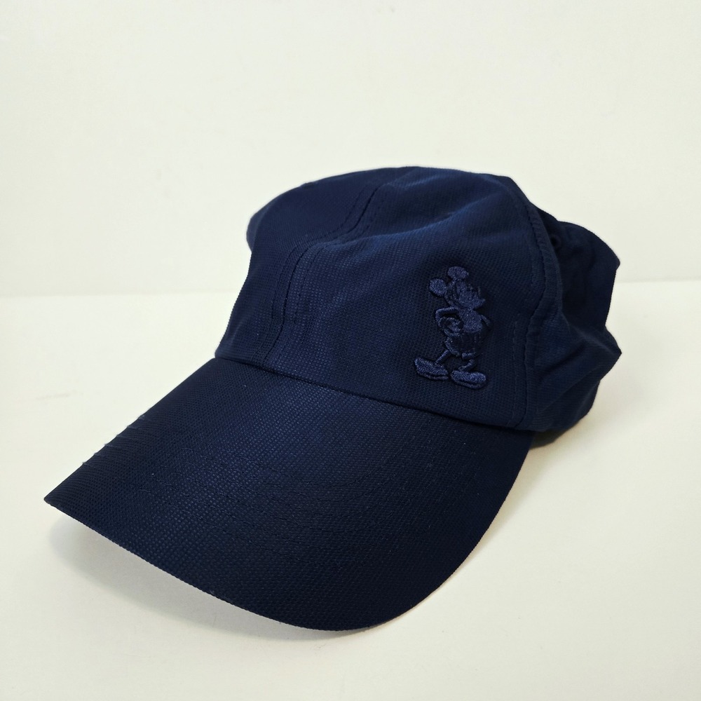 Disney Parks Classic Blue Embroidered Mickey Adult Adjustable Baseball Hat OS